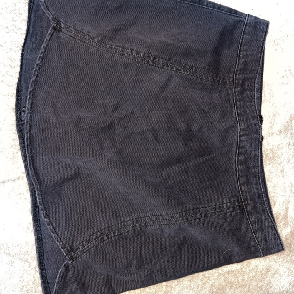PacSun Charcoal Denim Skirt